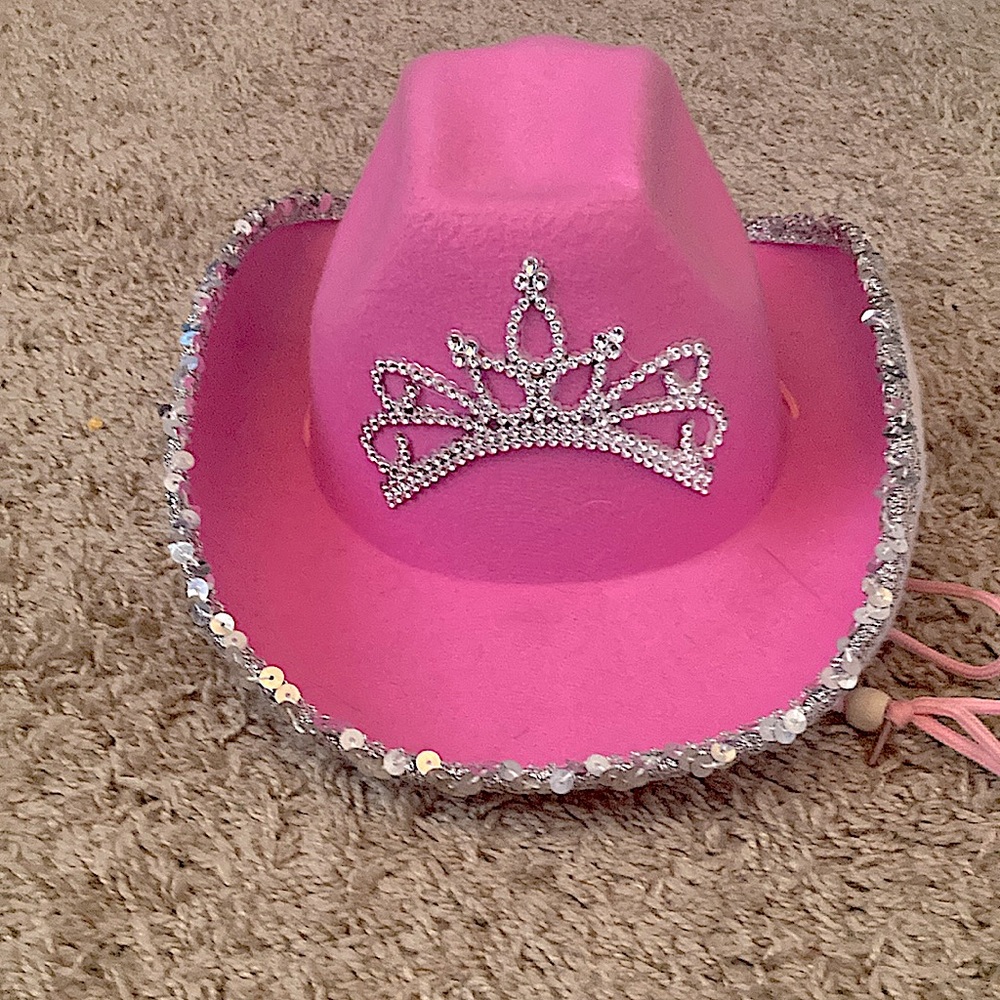 pink preppy cowgirl hat
